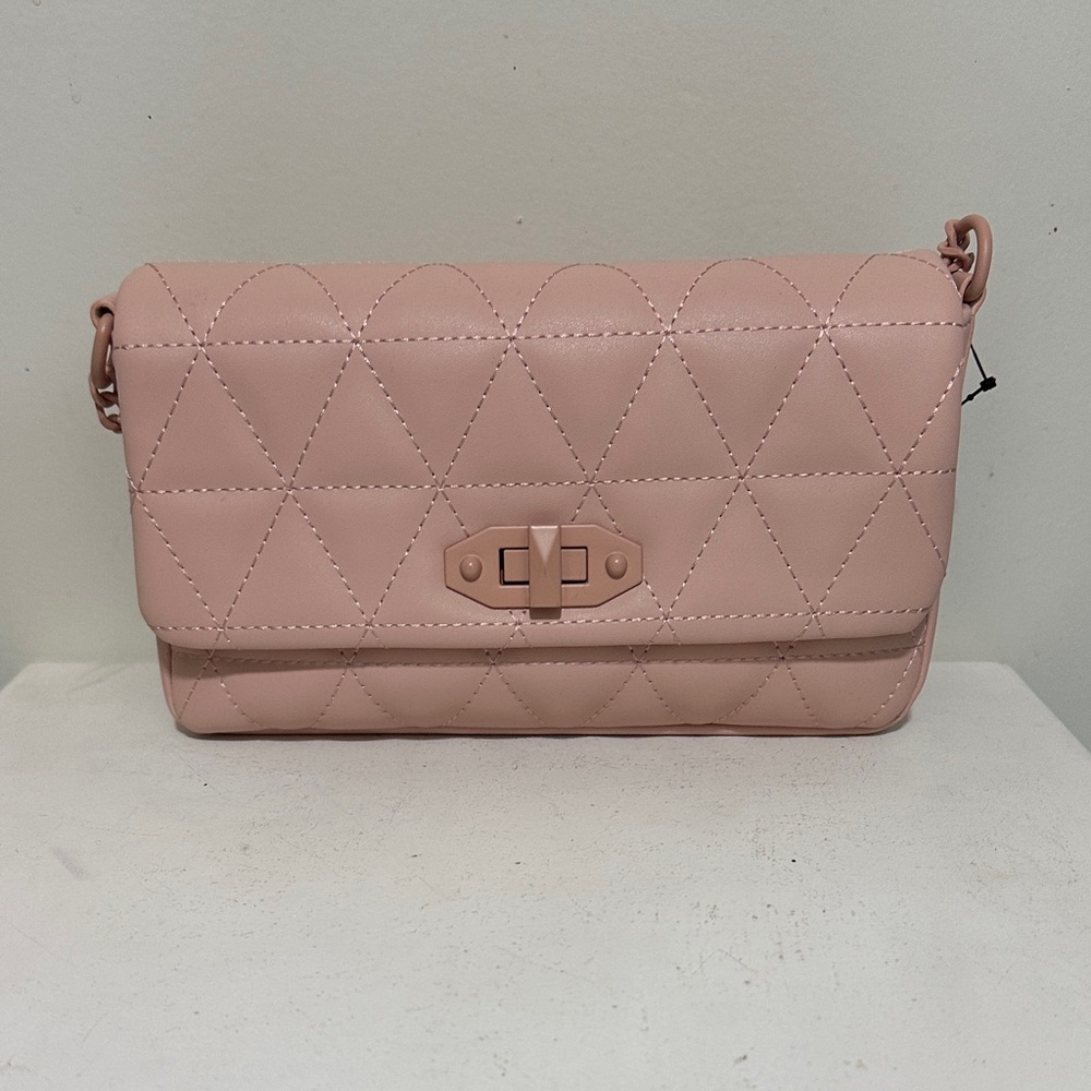 Forever 21 Pink Quilted Crossbody Bag